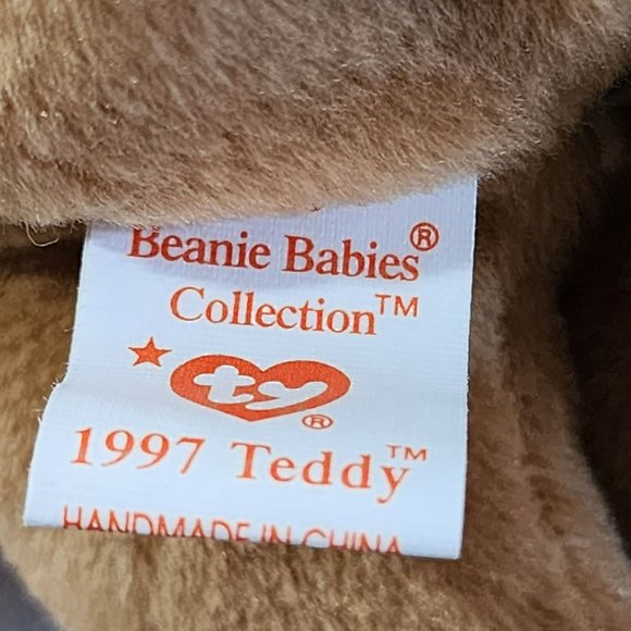 Set Of 3 Vintage Ty Original Beanie Baby 1999 and 1997 - Stuffed Animal Bear - Picture 6 of 16